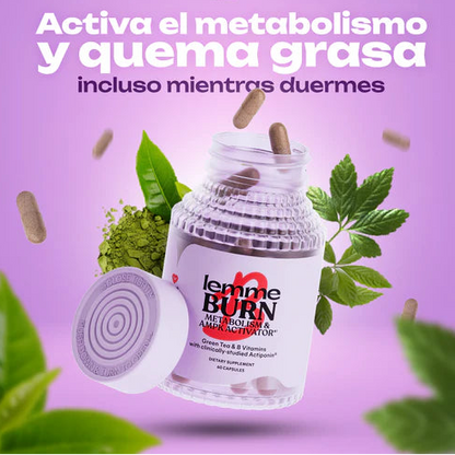 Lemme Burn Activa - Quemador y acelerador de metabolismo (Las originales)